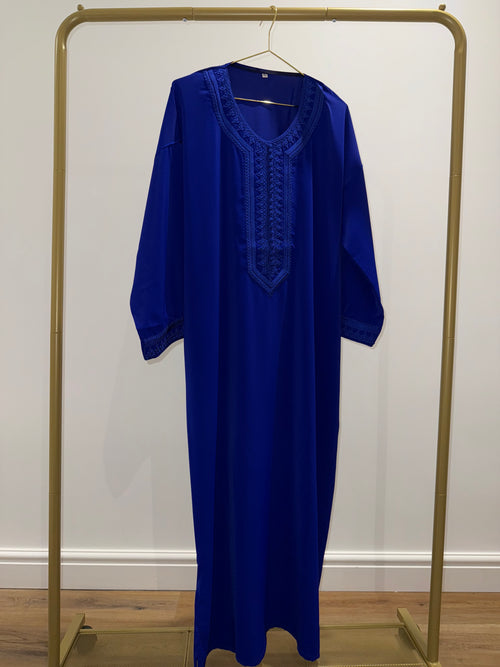 Dark blue kaftan
